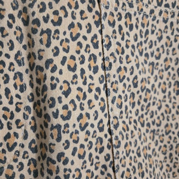Anthropologie Pilcro The Wanderer Mid Rise Relax Leg Jeans Leopard Size 32 - Picture 8 of 14